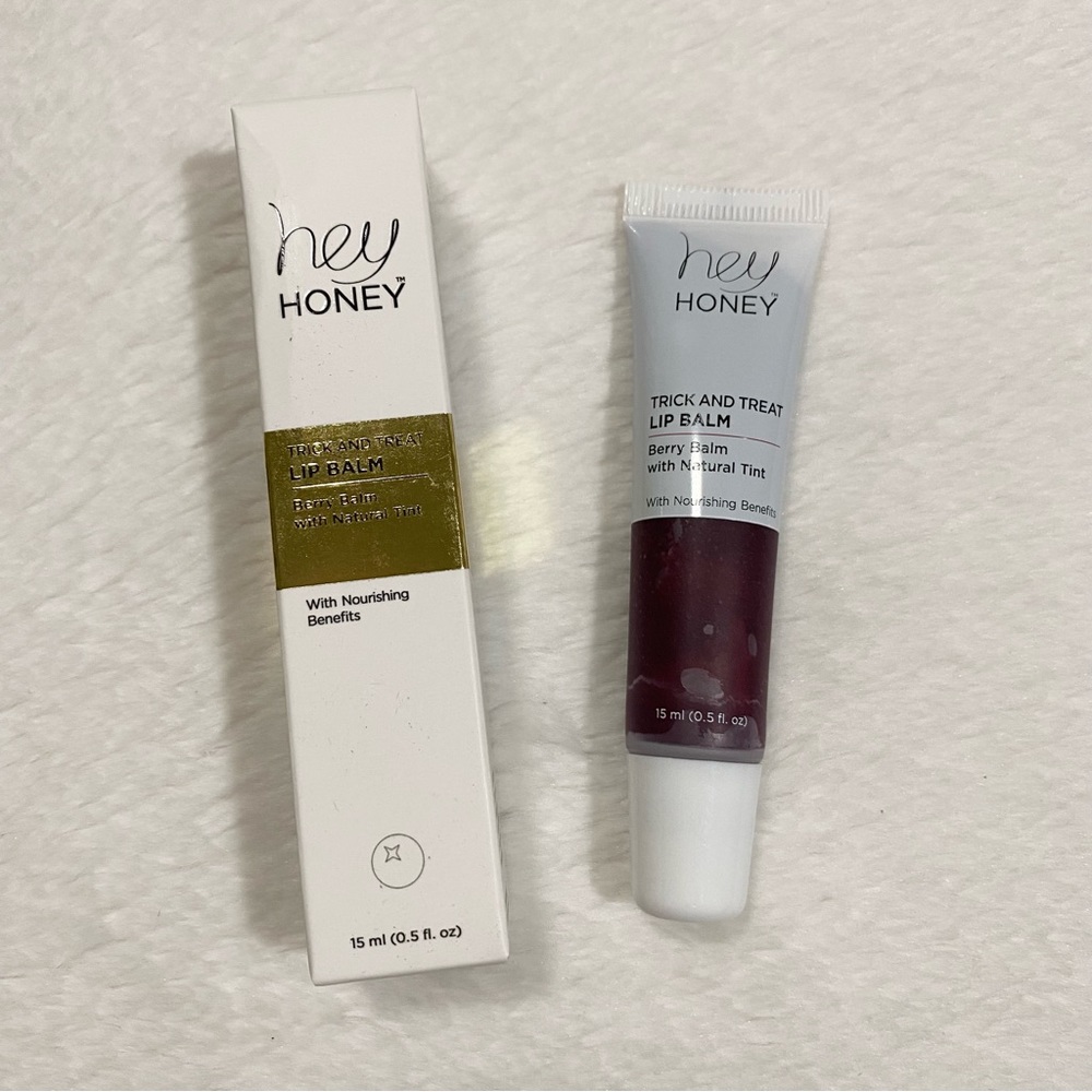 Hey Honey Trick and Treat Lip Balm - Berry Balm with Natural Tint